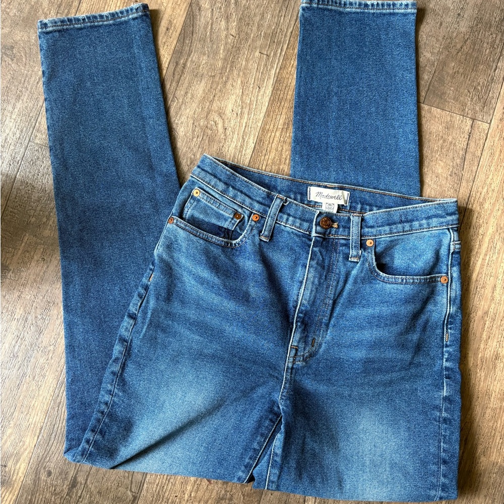 Madewell High rise slim boy jeans